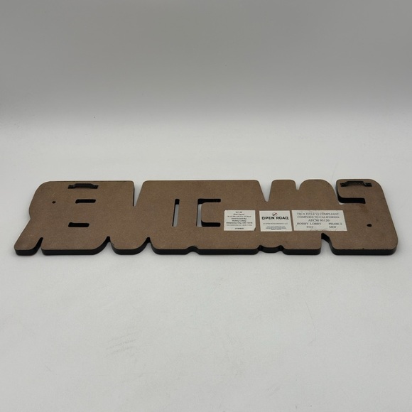 GAMEOVER Lenticular Wood Wall Shelf Sitter Wood Holographic Overlay - Picture 6 of 7